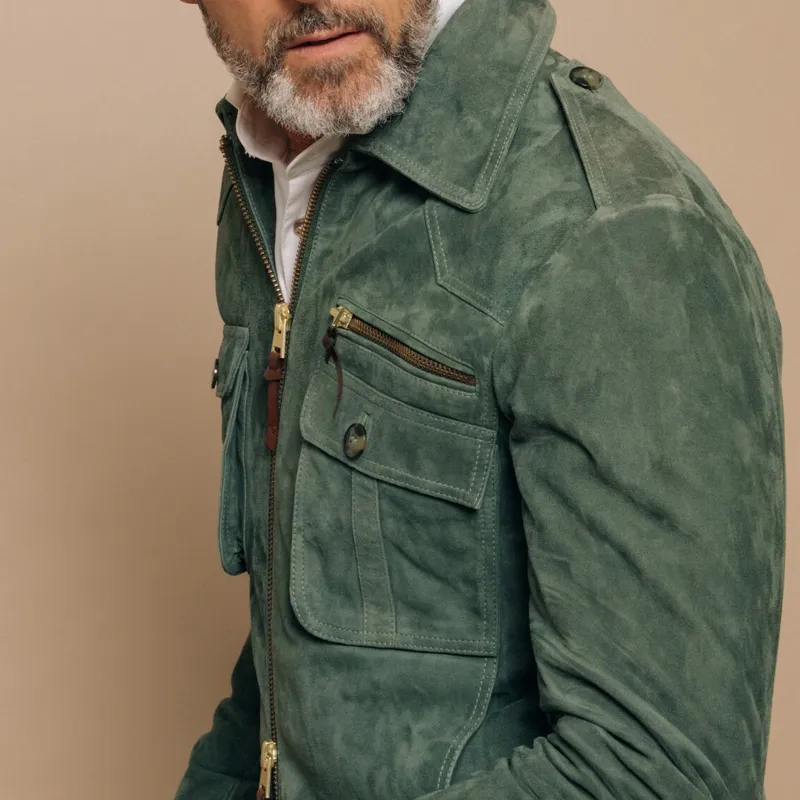 Textured Suede Jacket