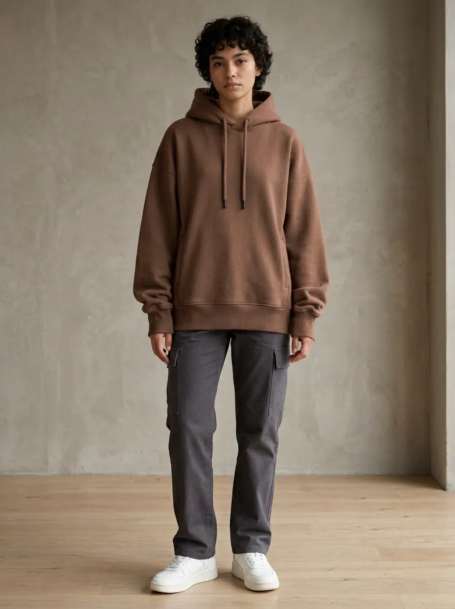 Simple Casual Pullover Unisex Pullover Hoodie