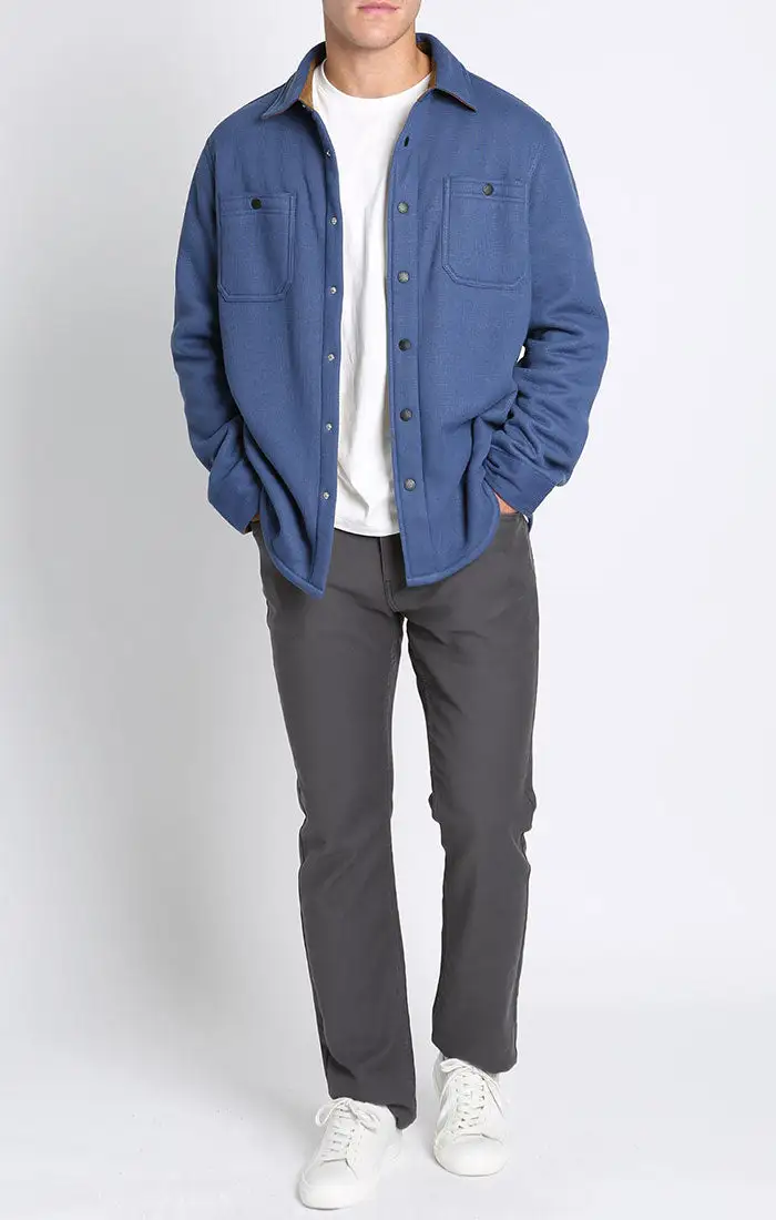 Bonded Waffle Snap Workshirt