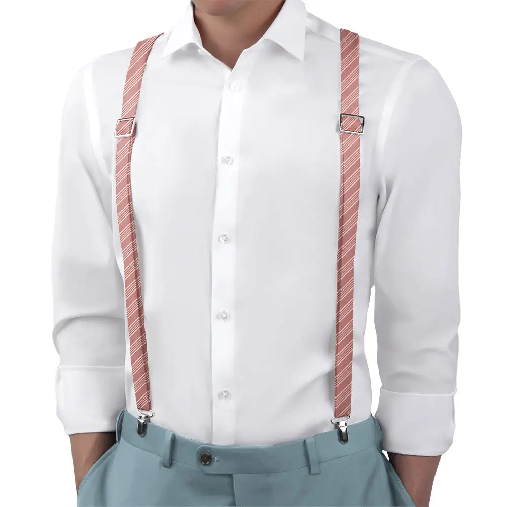Archer Stripe Pattern Suspenders