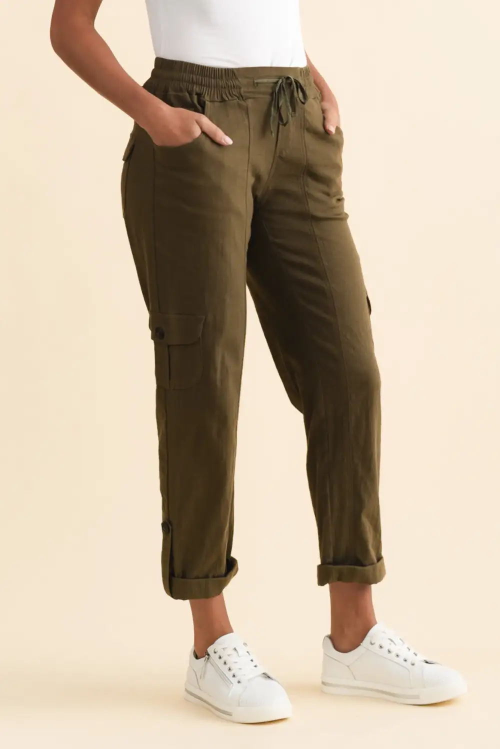Stretch Midweight Woven Cargo Pants