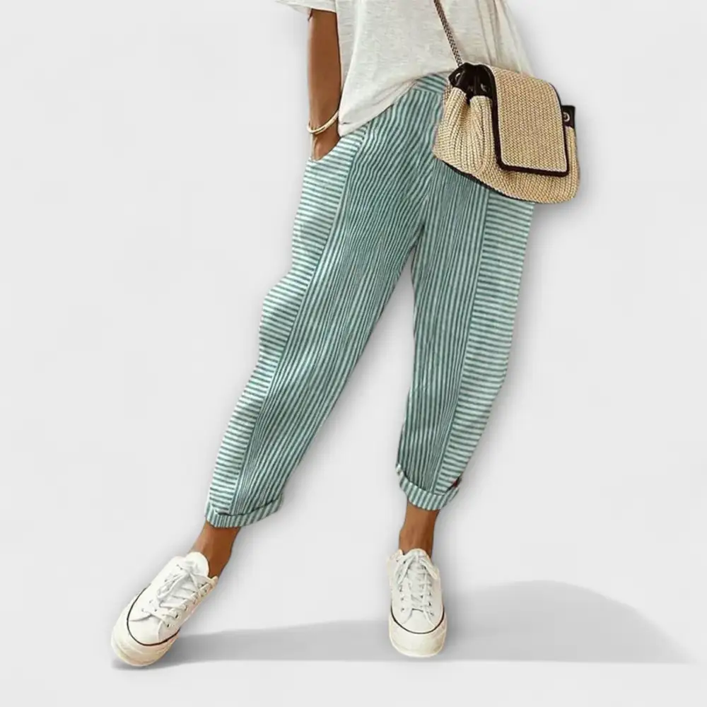 Striped Lightweight Trousers