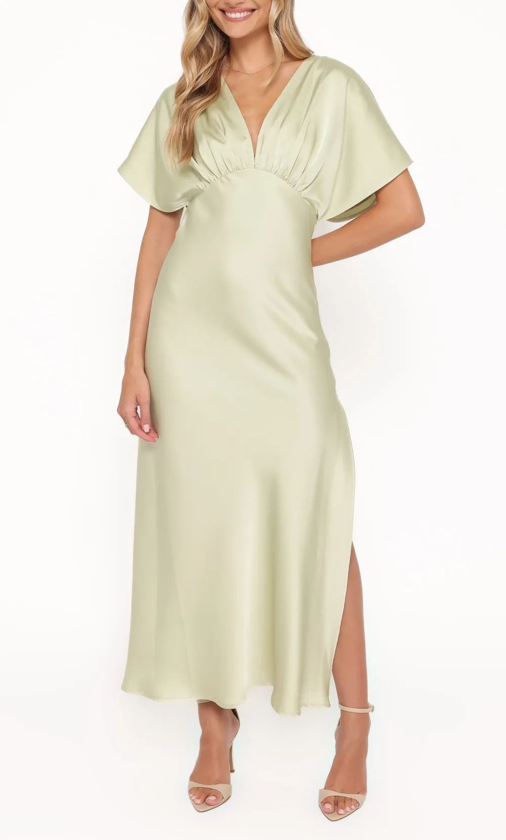 Satin Maxi Dress