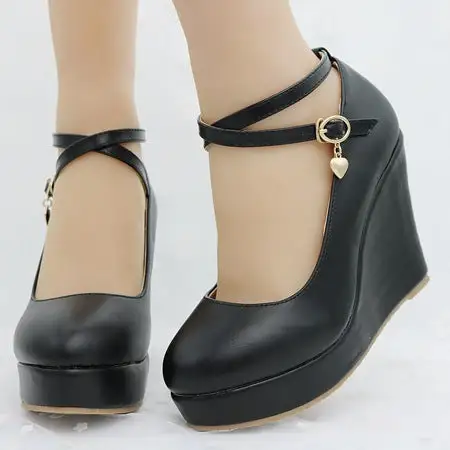 Platform Crystal Detail Water Friendly Casual Pumps