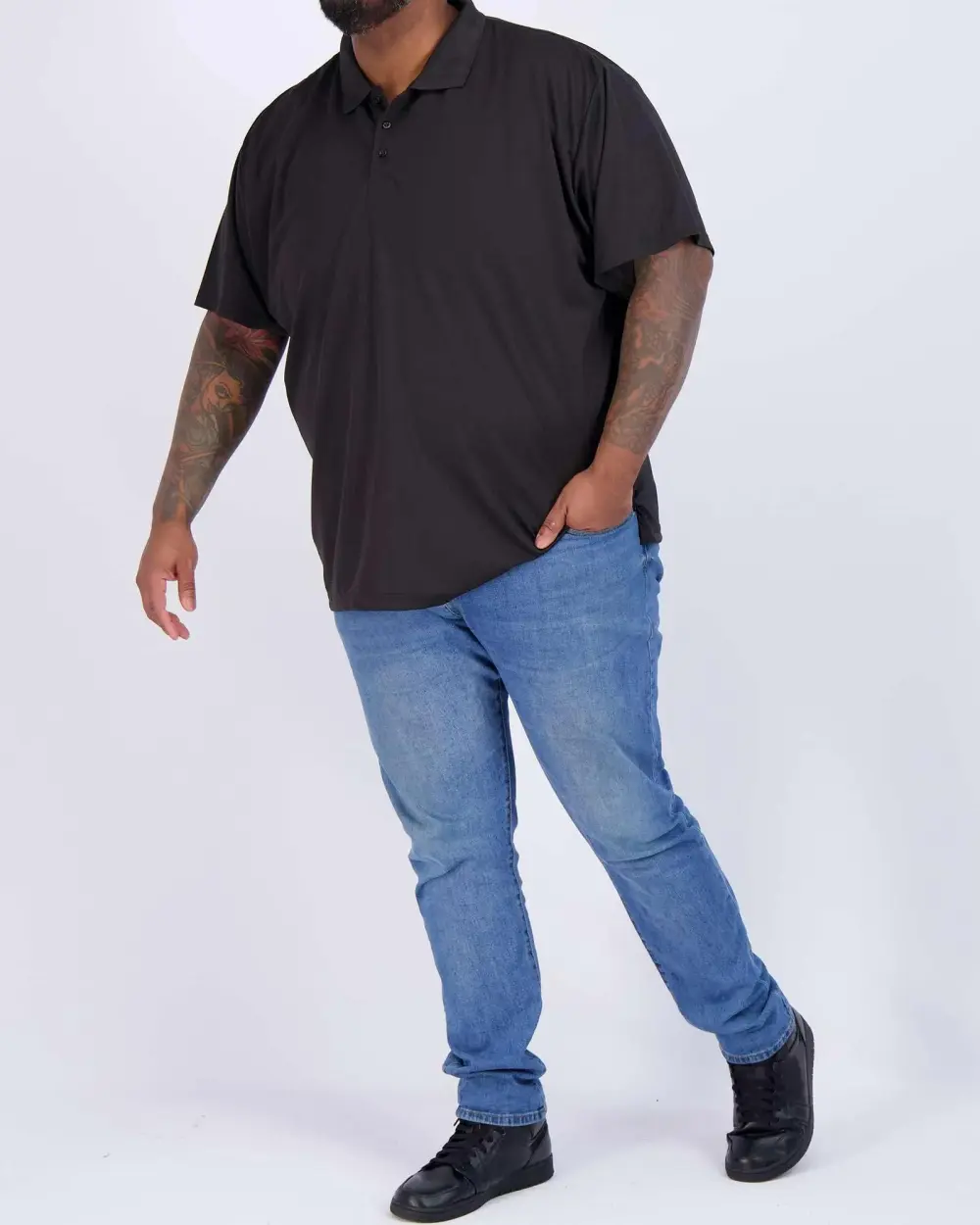 Men's Quick-Dry Short Sleeve Athletic Performance Polo Shirt (Available In Big & Tall)