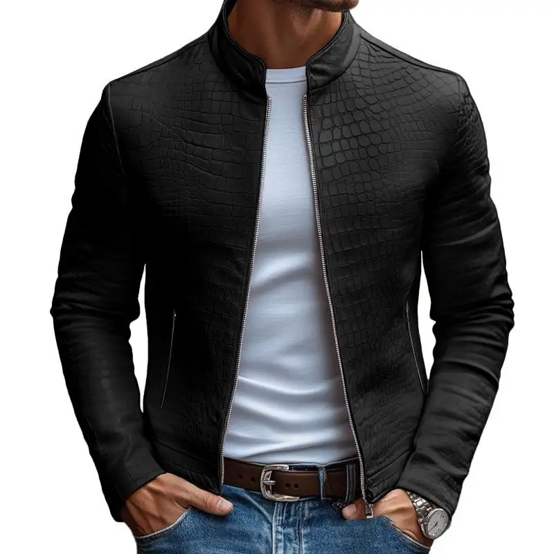 Leather Utility Jacket