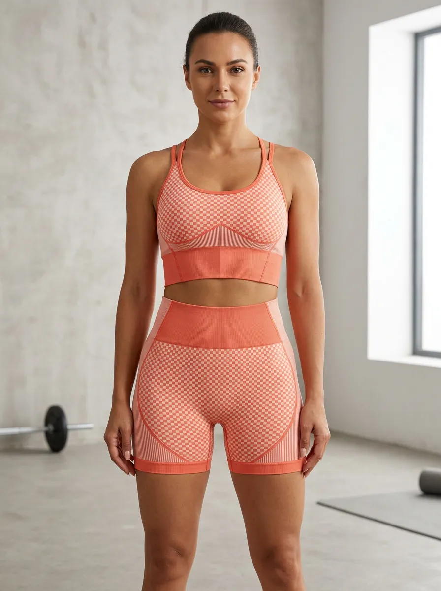 Contemporary Wardrobe Women's Tank Top And Sports Shorts Set