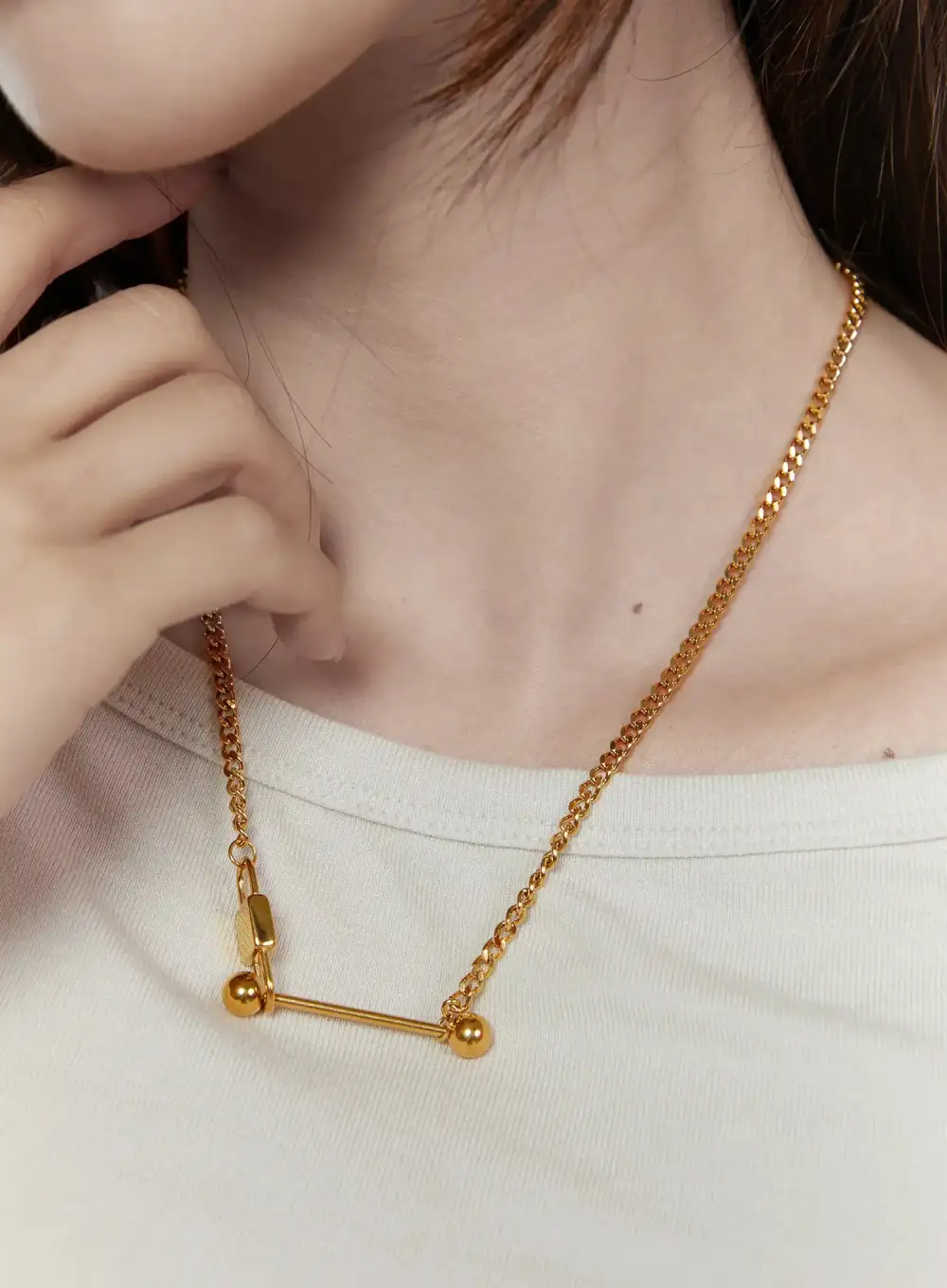 Chain Bar Necklace