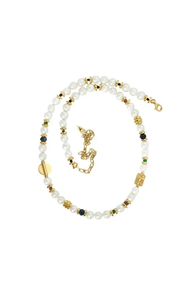 Pearl Onyx Necklace