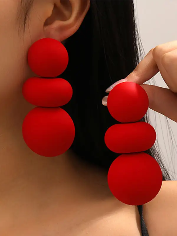 Geometric Accent Earrings