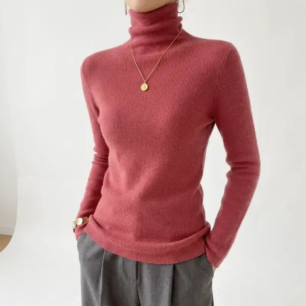Cashmere Cashmere Turtleneck Sweater
