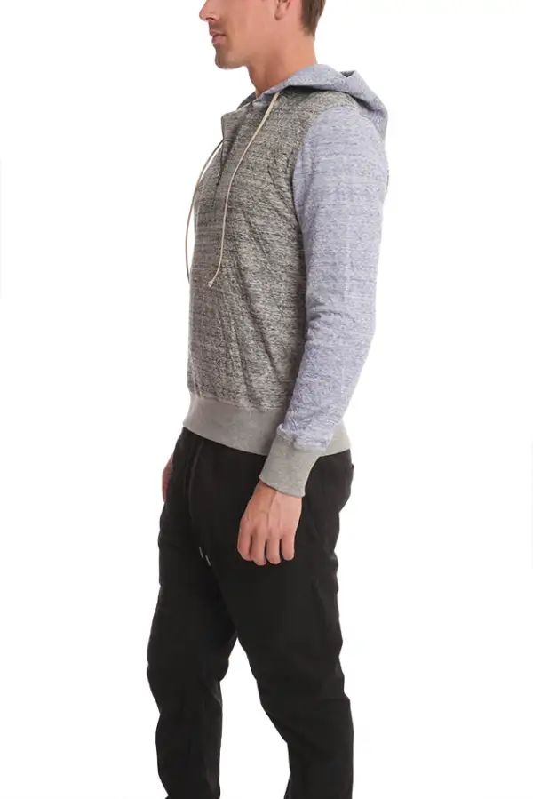 Cotton Suede Zip Hoodie