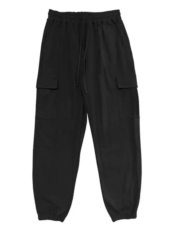 Refined Men's Full Size Casual Cargo Pants with Drawstring