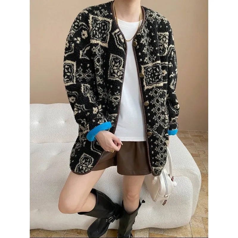 Fleece Casual Outerwear Jacket