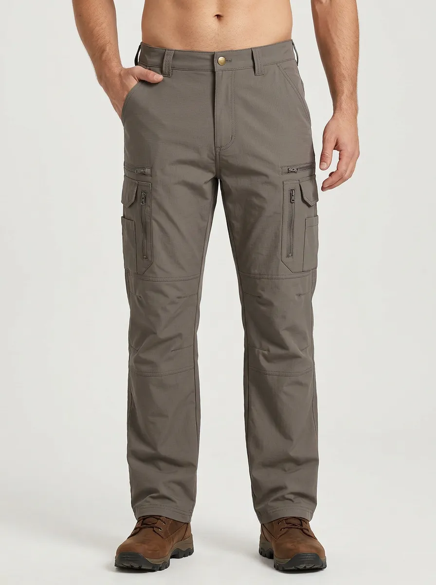 Rugged Utility Multi Pocket Cargo Pants