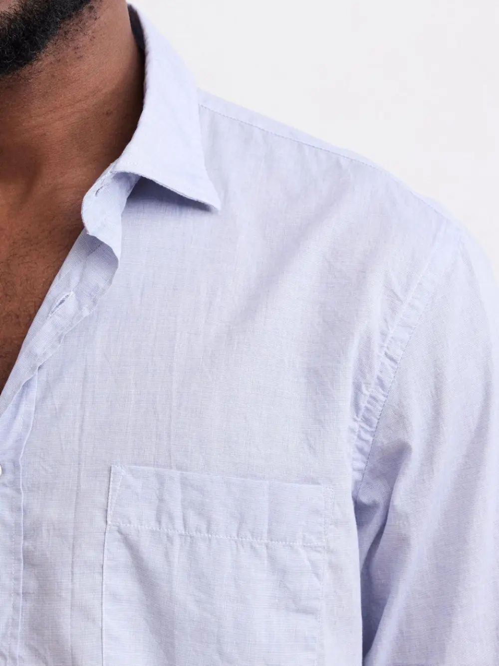 Casual Soft And Comfortable Deep Blue Shirt