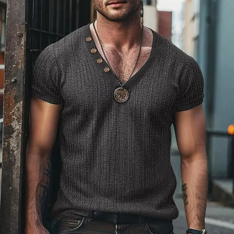Relaxed Textured Crew Tee