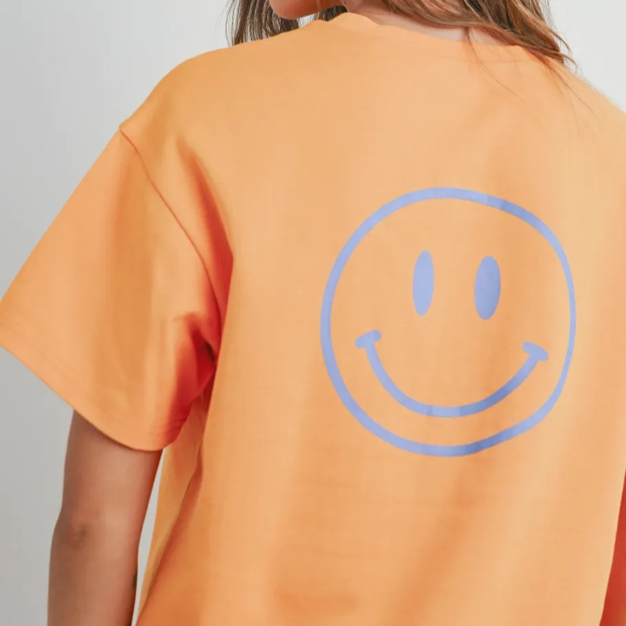 Smile Graphic Short Sleeve Tee
