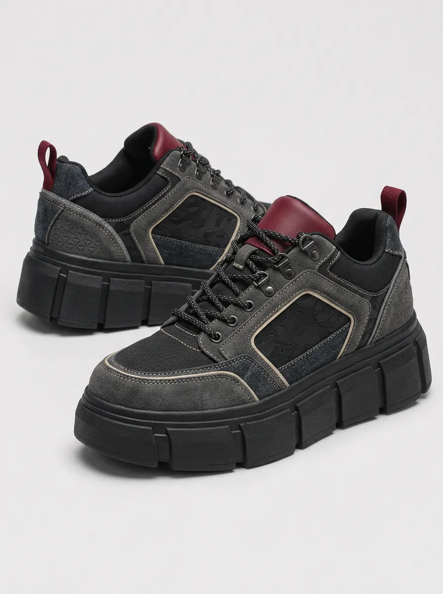 Men's Casual Streetwear Camo Pattern Patterned Skate Shoes