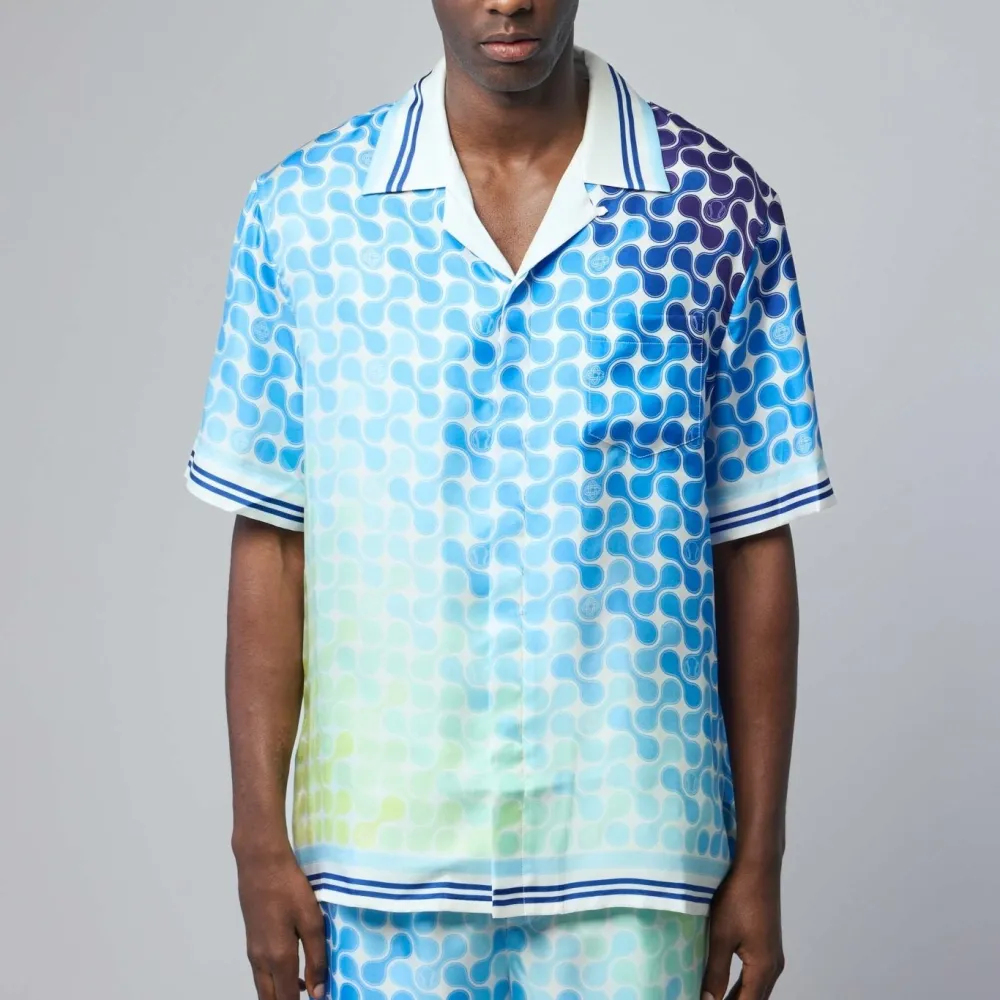 Relaxed Short Sleeve Collared Shirt