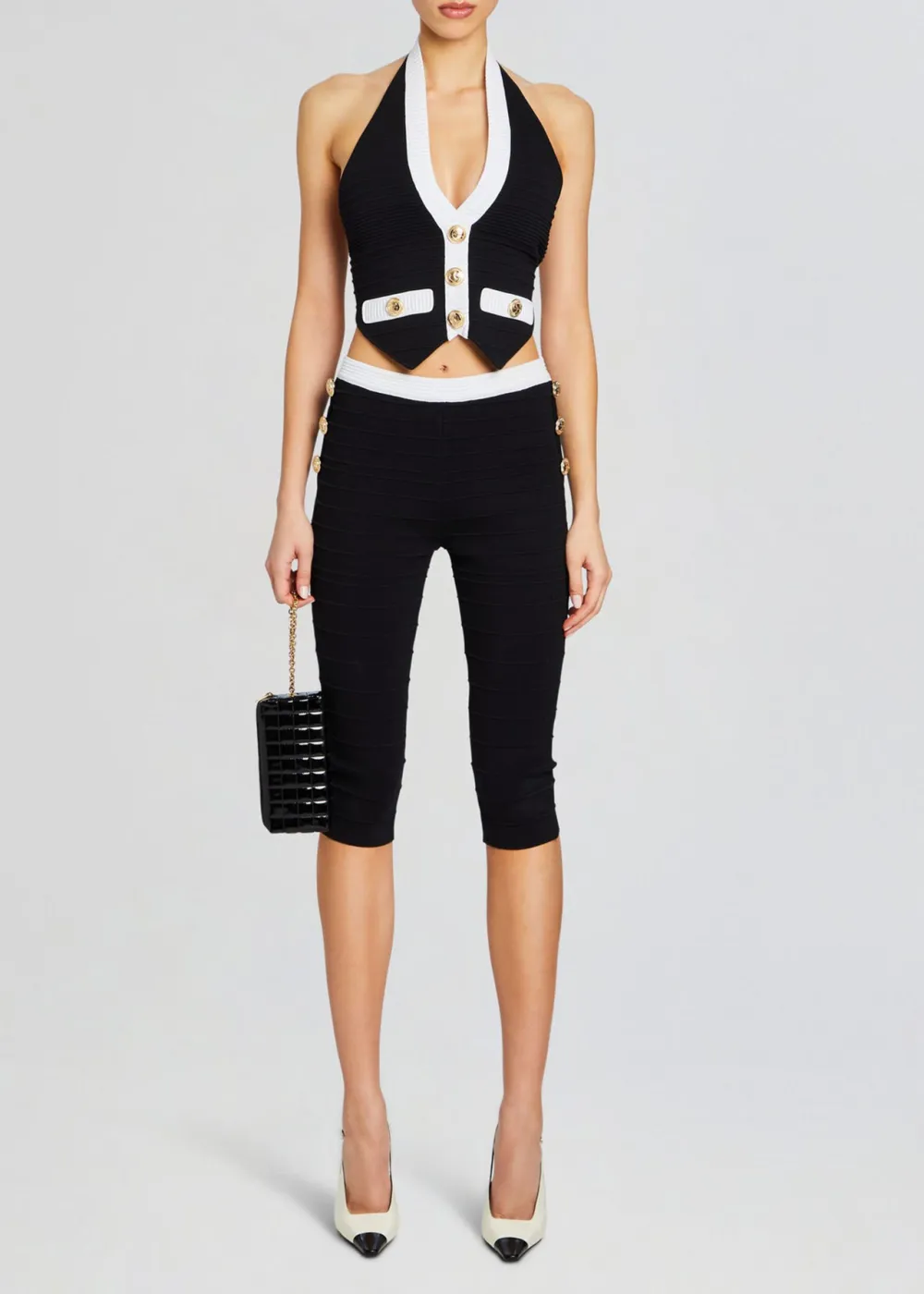 Bandage Knit Vest