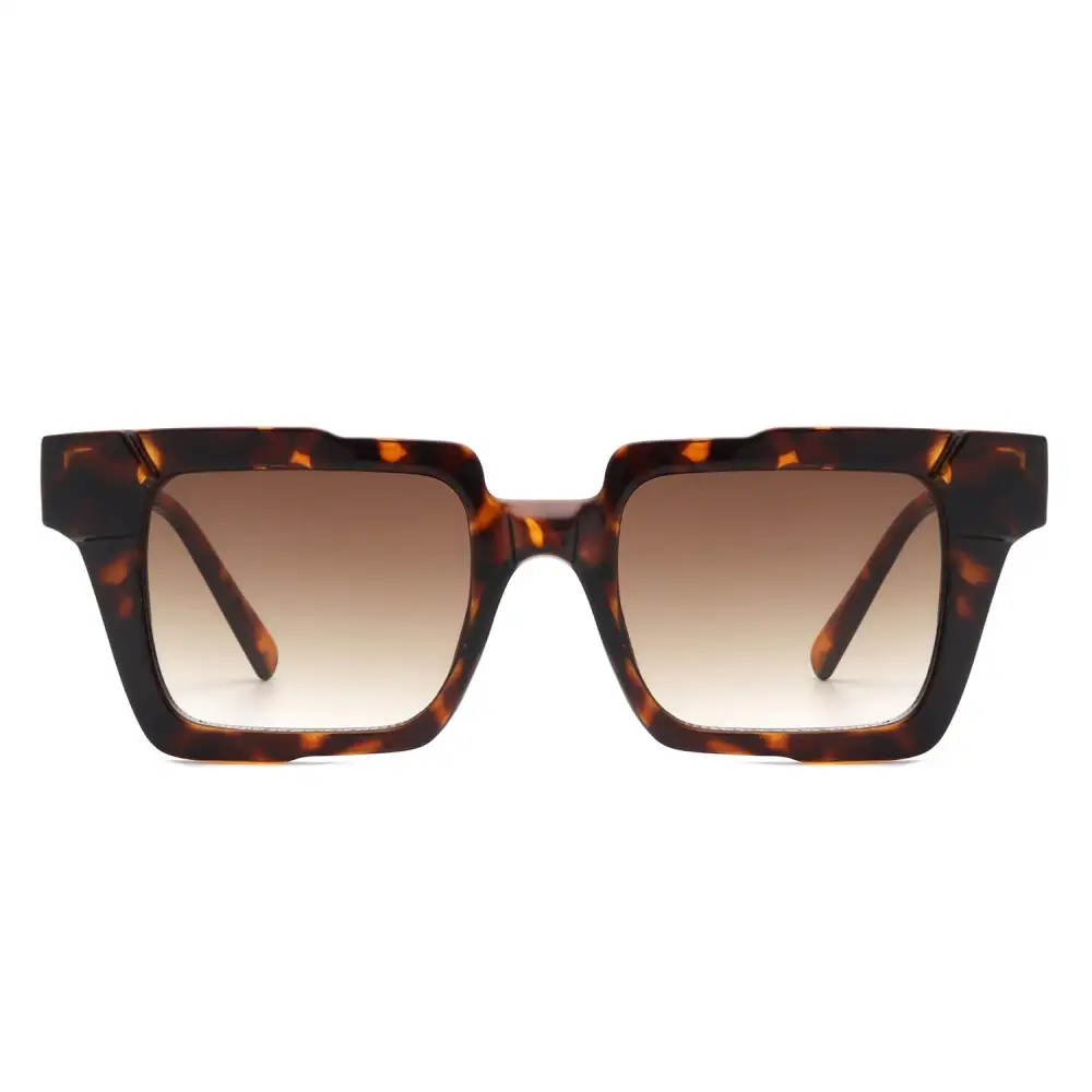 Square Flat Top Frame Sunglasses