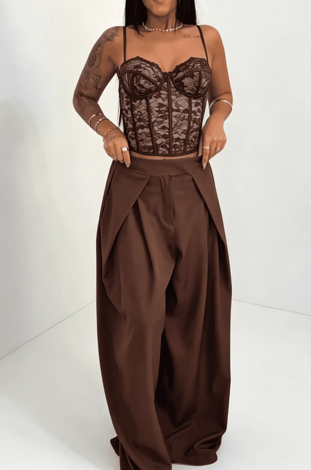 High-Waist Wide-Leg Pants