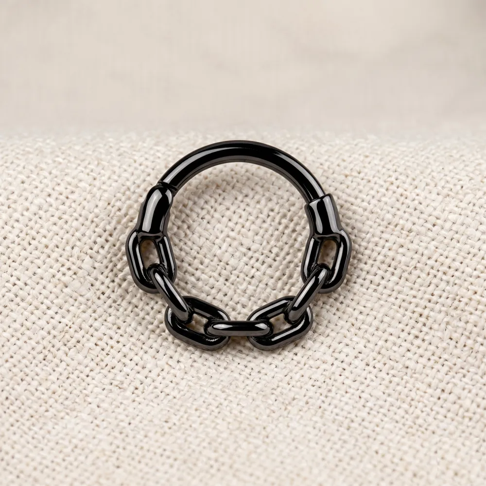 Everyday Surgical-Steel Hinged Hoop Ring