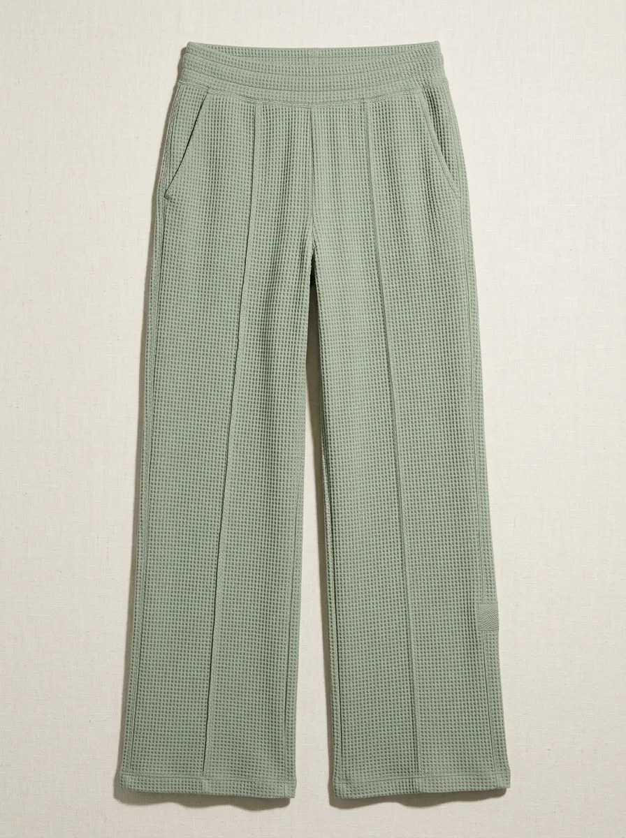 Women's Wide Leg Waffle Lounge Pants