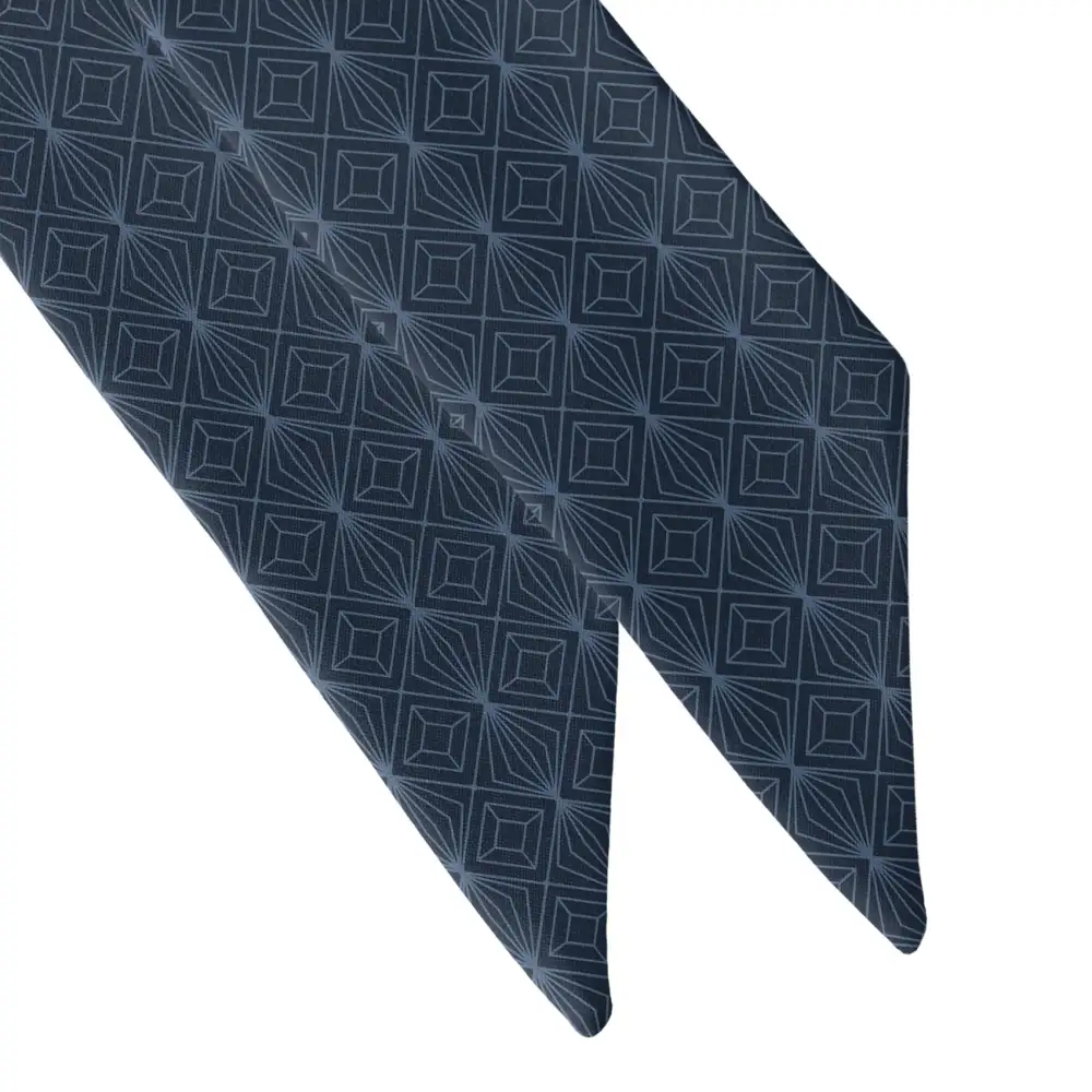 Deco Starburst Pattern Hair Scarf