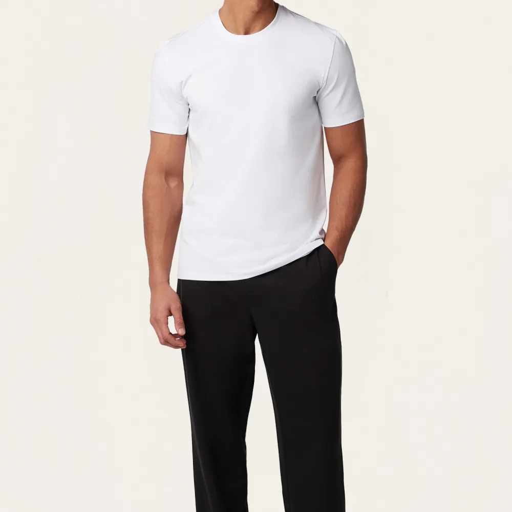 Refined Classic Fit Stretch Blend Round Neck T-Shirt