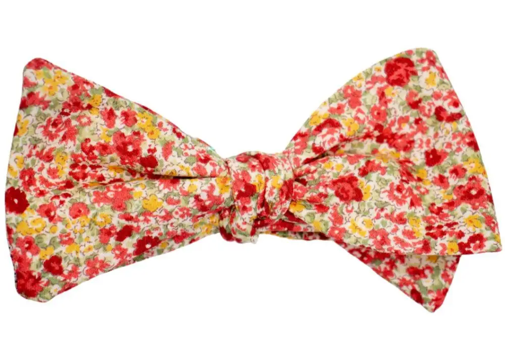 Crisp Event Floral Bow Tie
