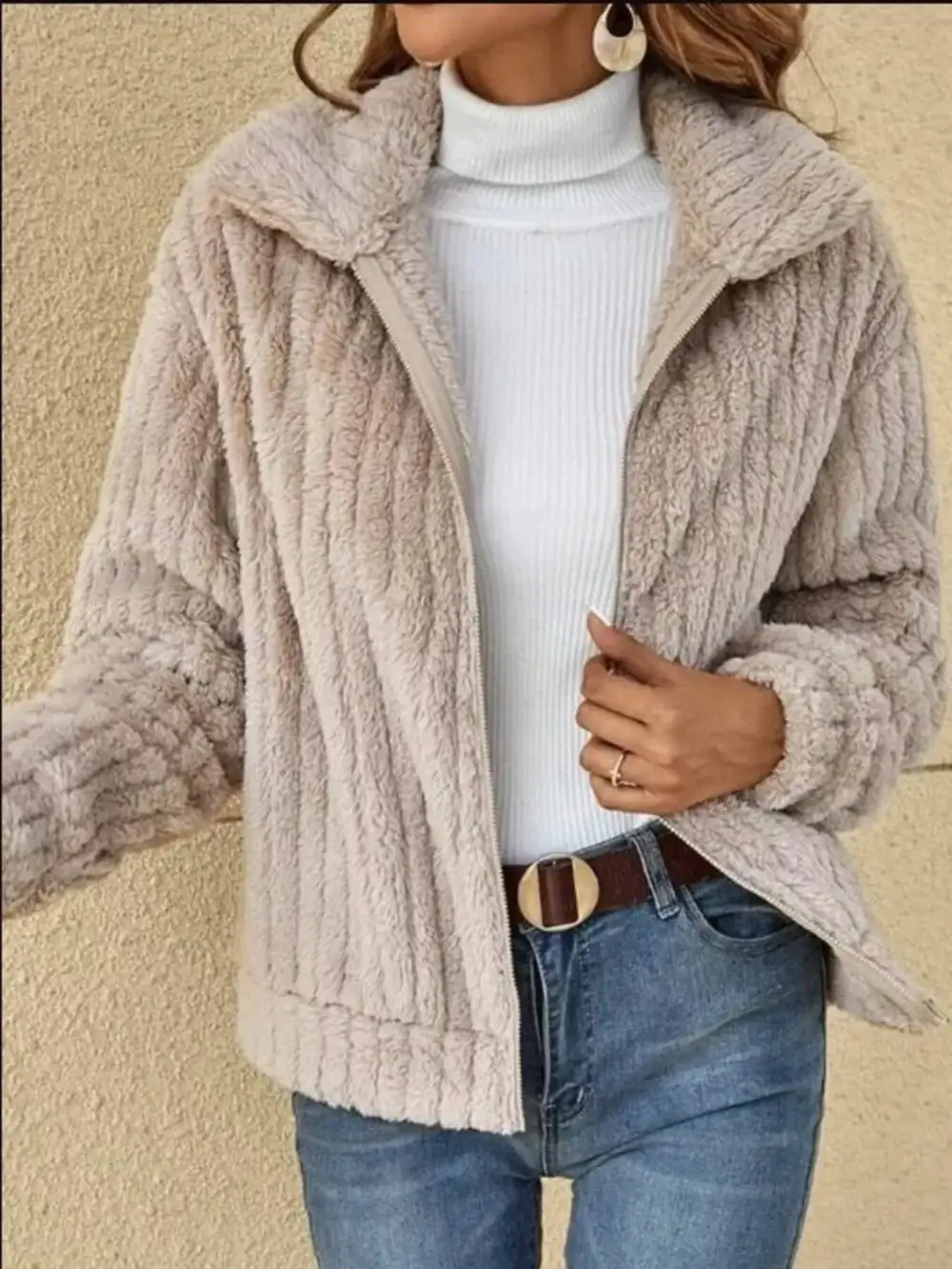 Fleece Zip-up Outerwear