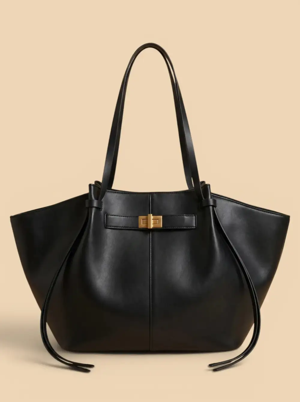 Large Capacity Vegan Leather Tote Bag