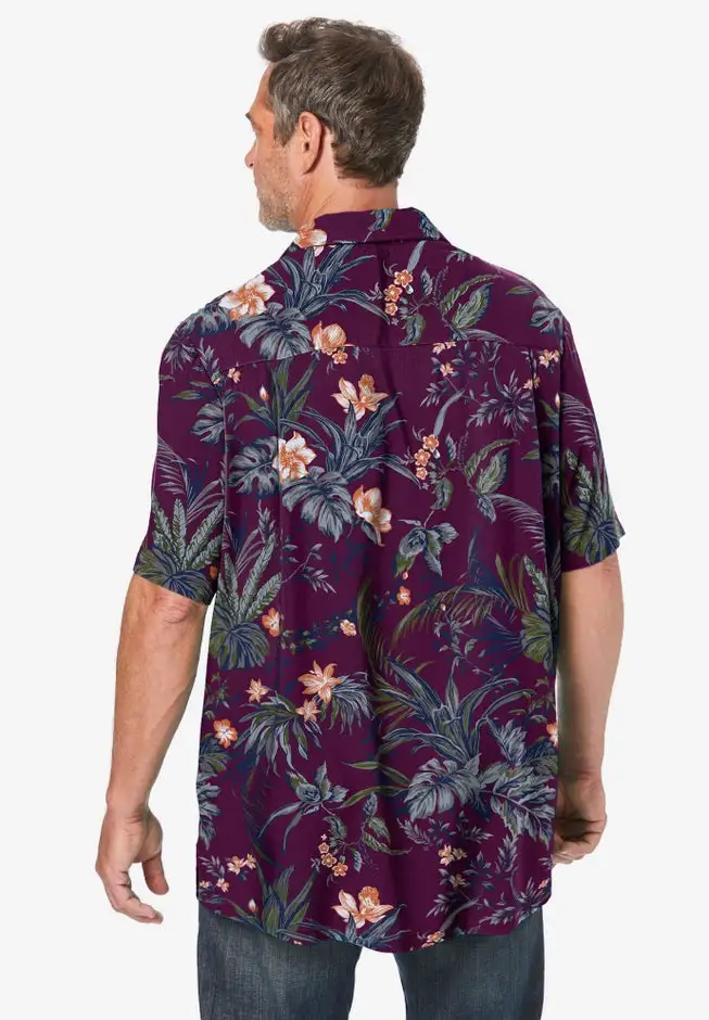 Printed Camp Shirt