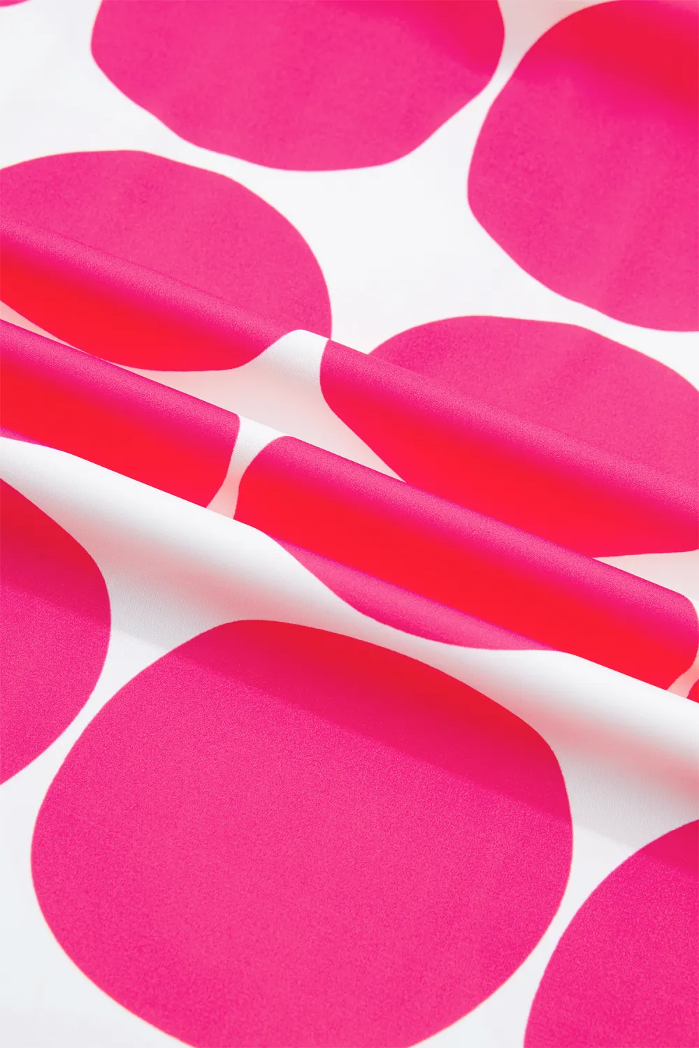 Rose Polka Dot Print Frilled Tank Top