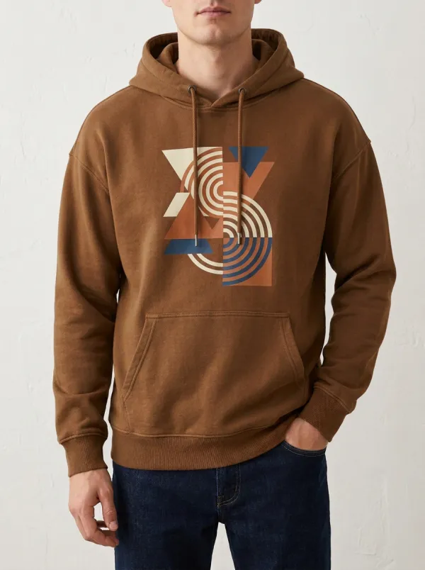 Men's Everyday Geometric Abstract Art Print Hoodie