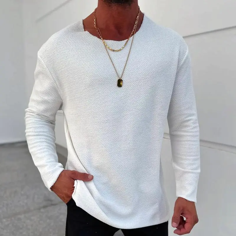 Textured Crew Washed Tee