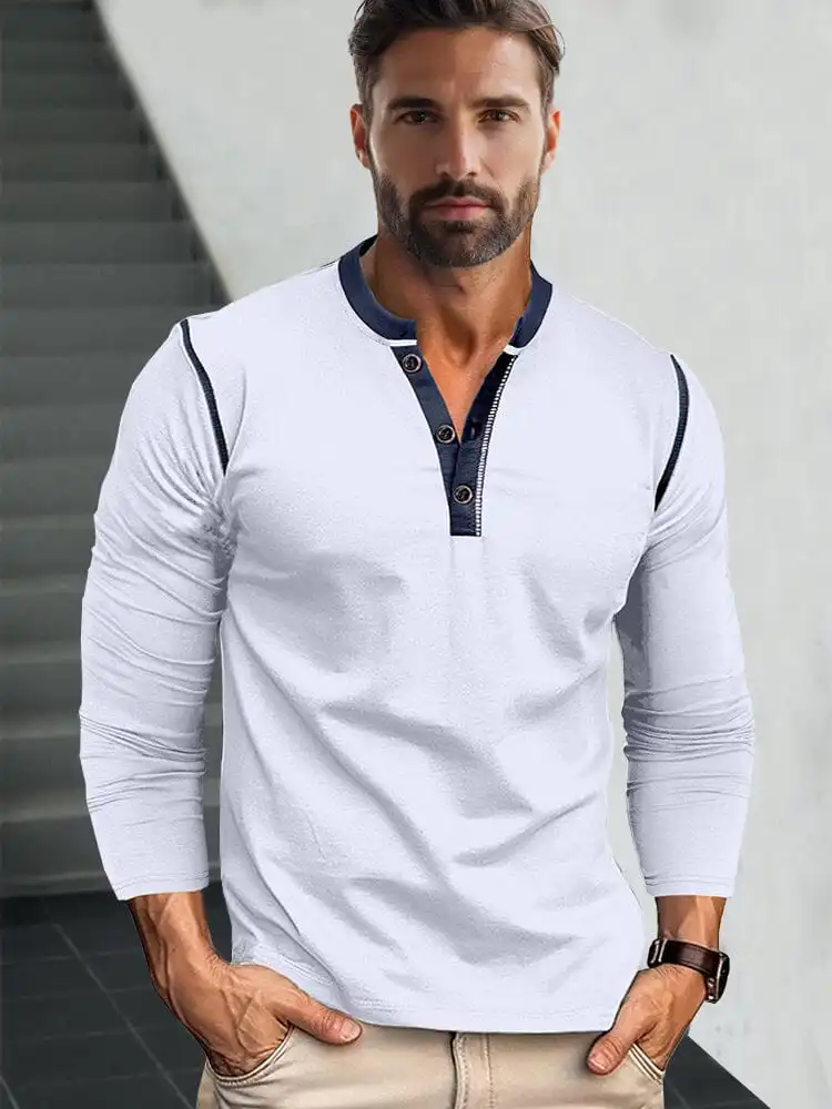 Retro Henley Shirt