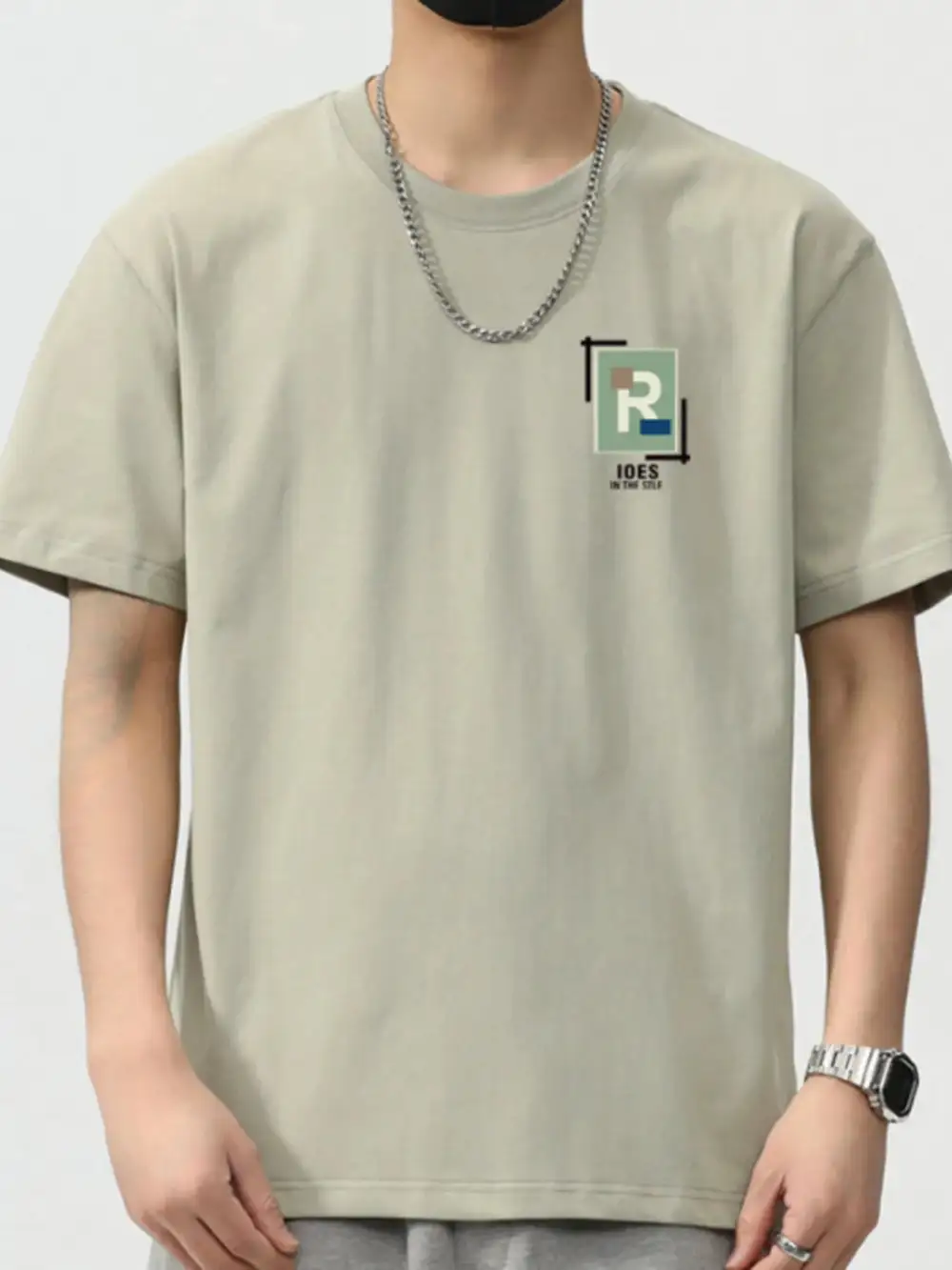 Classic Round-Neck Short-Sleeve T-Shirt