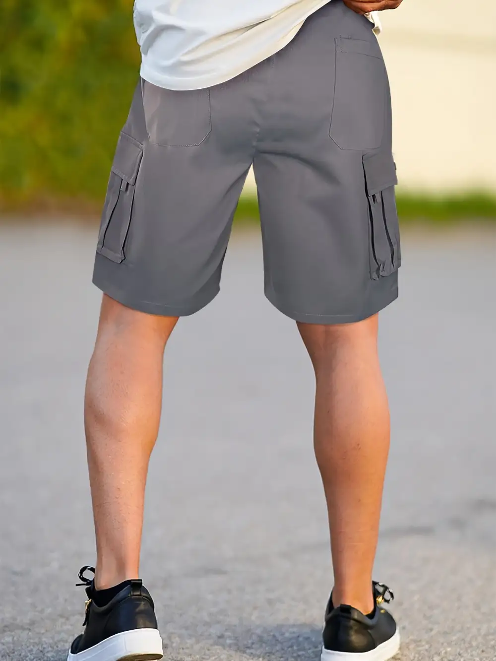 Men's Wide Leg Cargo Shorts for Workday Wear for Daily Wear
