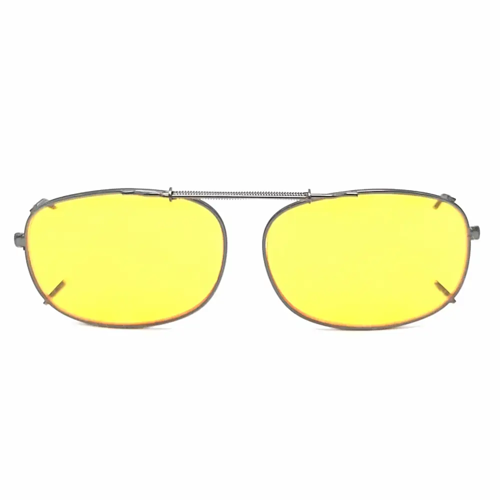 52mm Yellow Lens Clip-On Sunglasses