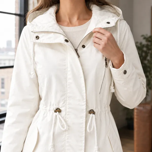 Hooded Mid-Length Parka