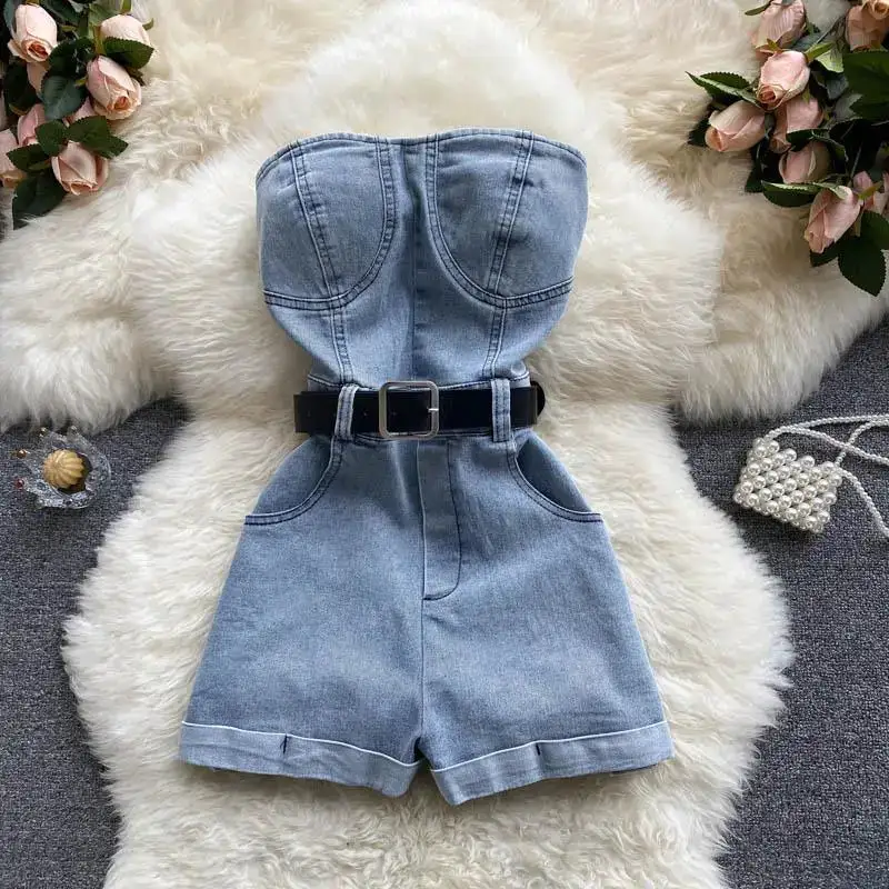 Sophisticated Printed Lace-Up High-Waisted Jumpsuit