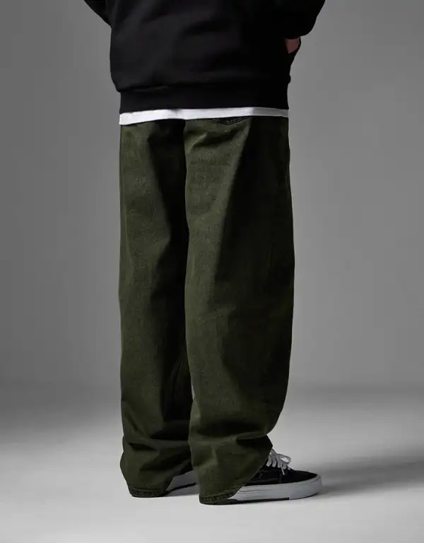 Classic Baggy Five Pocket Denim Jeans