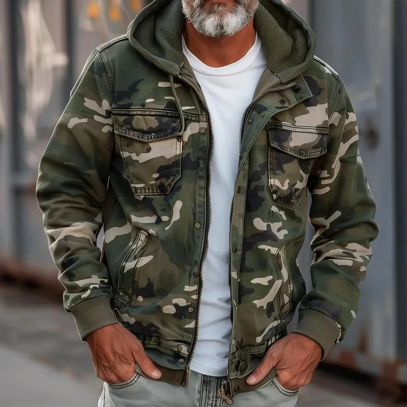 Utility Pocket Camo Jacket