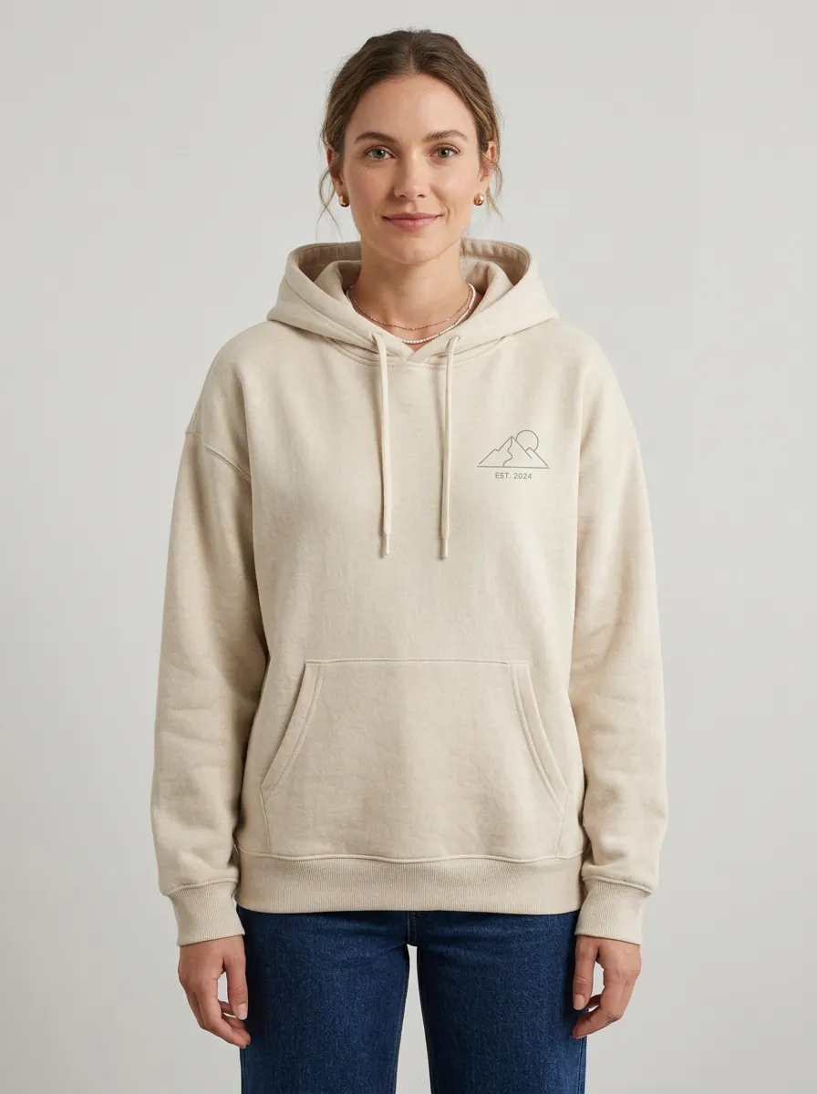 Women's Active Mountain Graphic Casual Hoodie