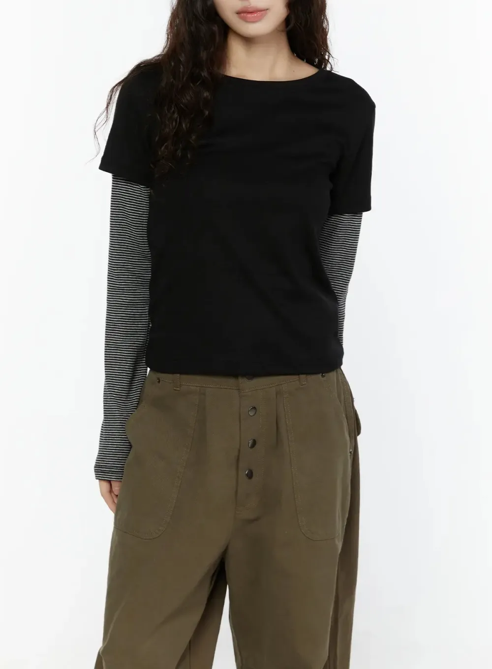 Layered Long Sleeve Top