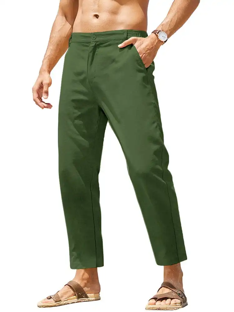 Classic Linen Blend Pants