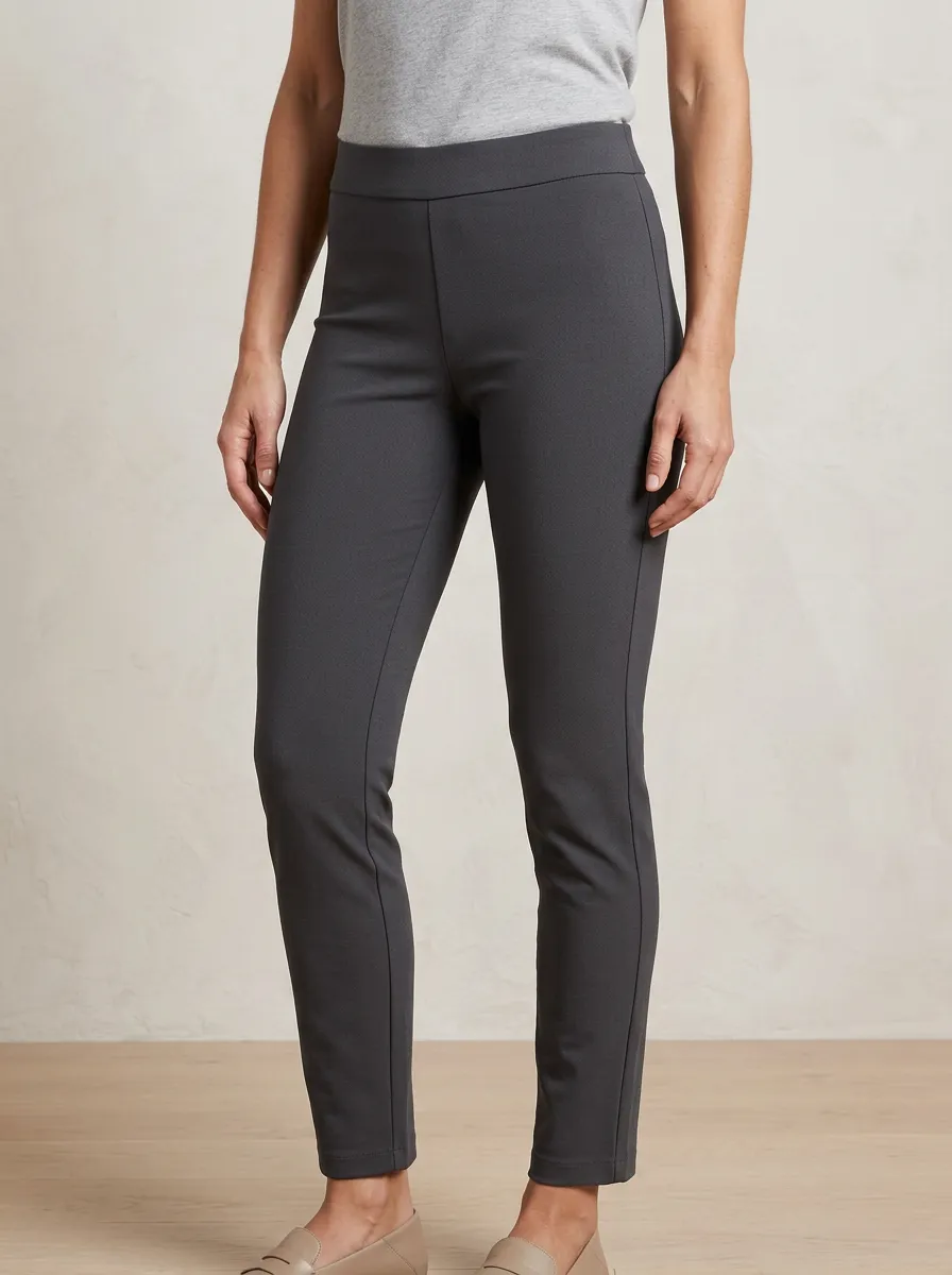 Streamlined High-Stretch Mid-Rise Stretch Pants